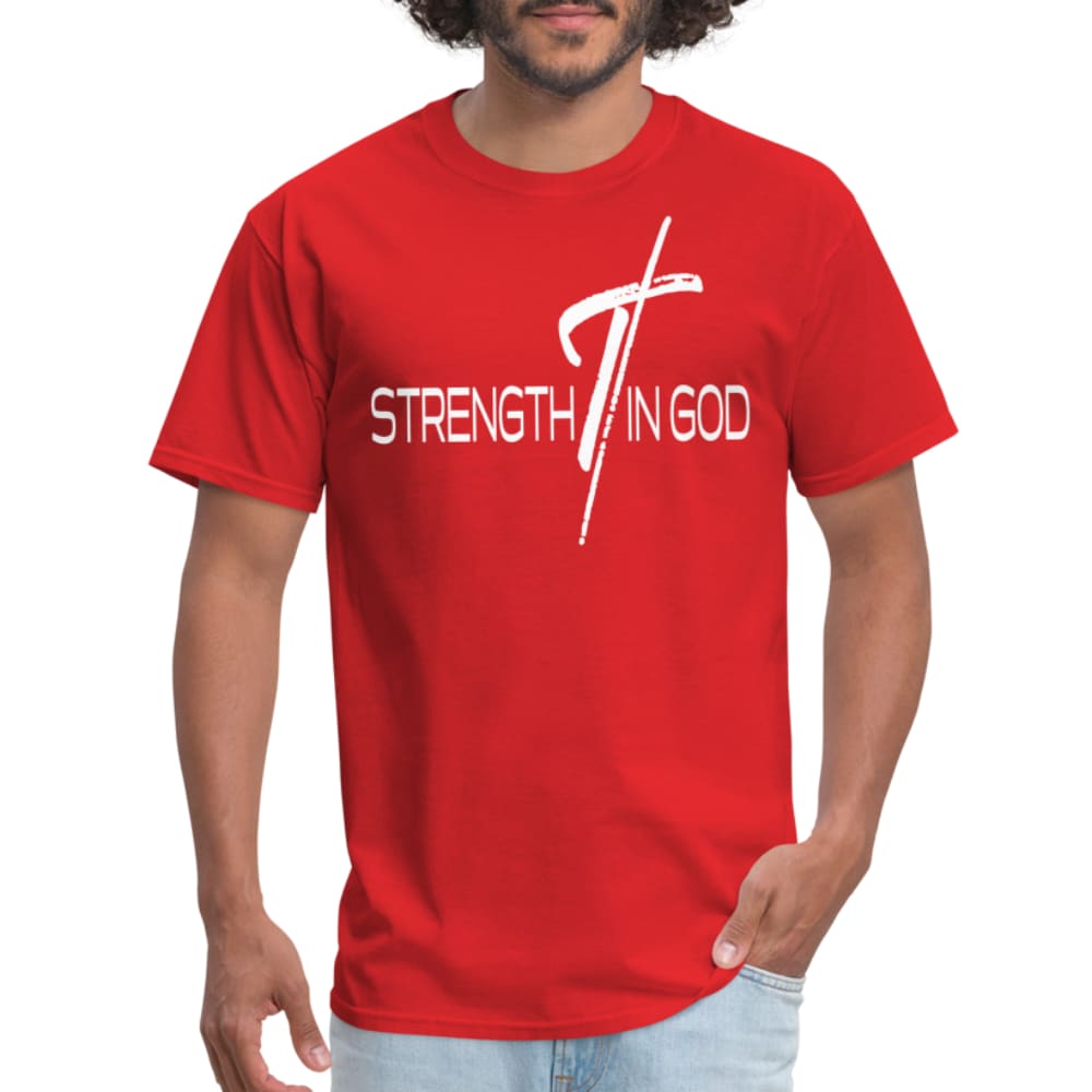 T-shirt Strength in God Graphic Tee - Mens | T-Shirts