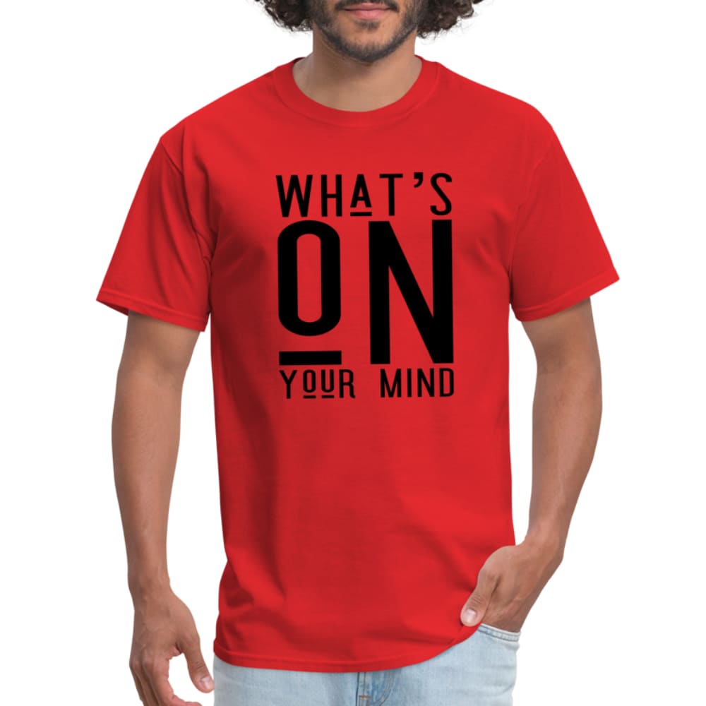 T-shirt What’s on your Mind Print - Mens | T-Shirts