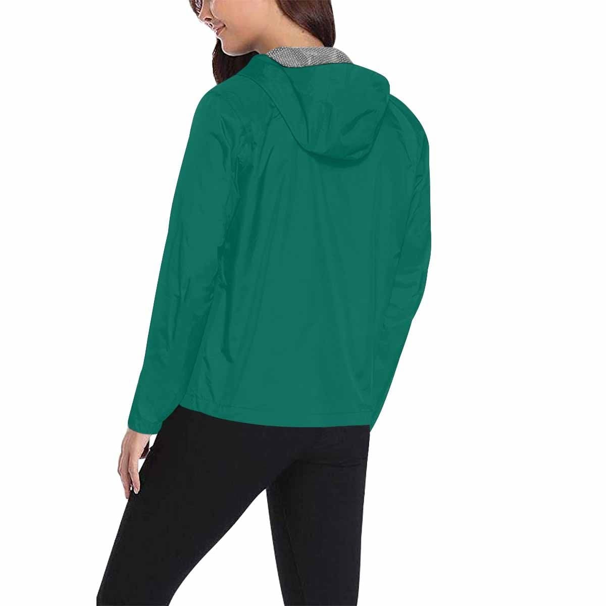 Teal Green Hooded Windbreaker Jacket - Men / Women - Mens | Jackets