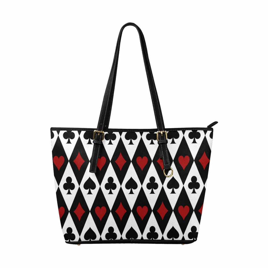 Large Leather Tote Shoulder Bag - Red - Bags | Leather Tote Bags