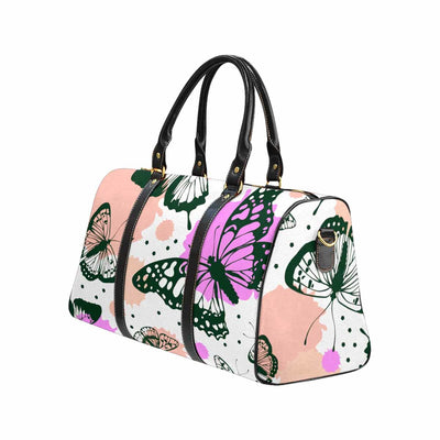 Travel Bag Green Butterflies - Bags | Travel Bags | Leather Carry