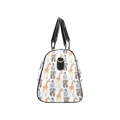 Travel Bag Leather Carry On Large Luggage Bag Animal Print -b710 - Bags