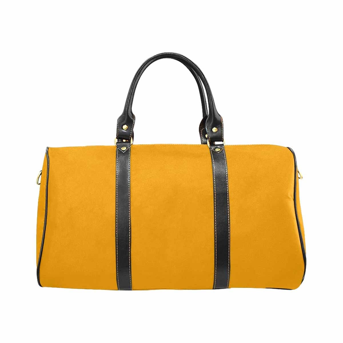 Travel Bag Leather Carry On Large Luggage Bag Bright Orange - Bags | Travel Bags