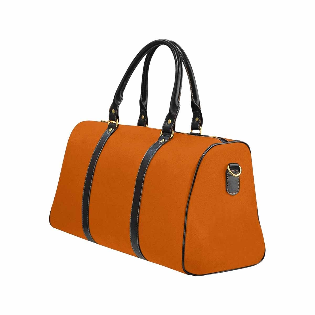 Travel Bag Leather Carry On Large Luggage Bag Burnt Orange - Bags | Travel Bags