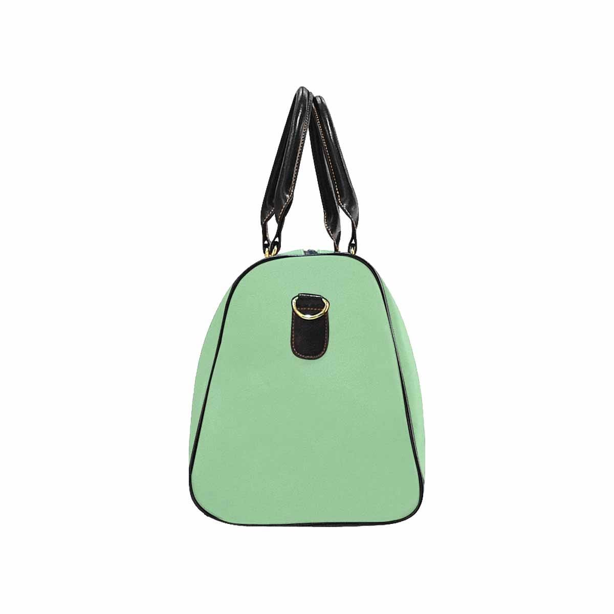 Travel Bag Leather Carry On Large Luggage Bag Celadon Green - Bags | Travel Bags