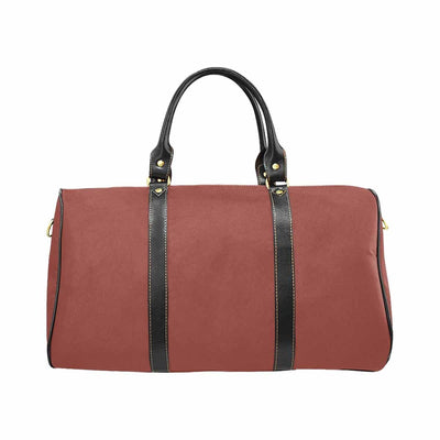 Travel Bag Leather Carry On Large Luggage Bag Cognac Red - Bags | Travel Bags |