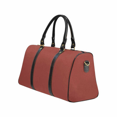 Travel Bag Leather Carry On Large Luggage Bag Cognac Red - Bags | Travel Bags |