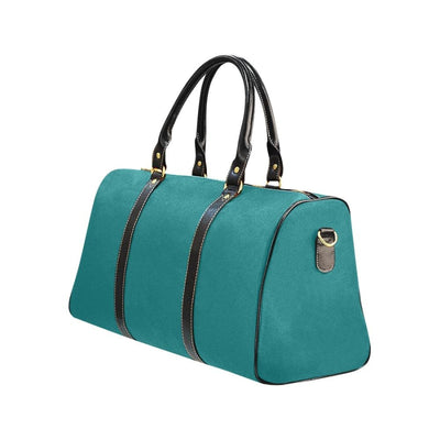 Travel Bag Leather Carry On Large Luggage Bag Dark Teal Green - Bags | Travel