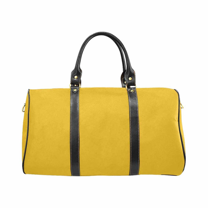 Travel Bag Leather Carry on Large Luggage Bag Freesia Yellow - Bags | Travel