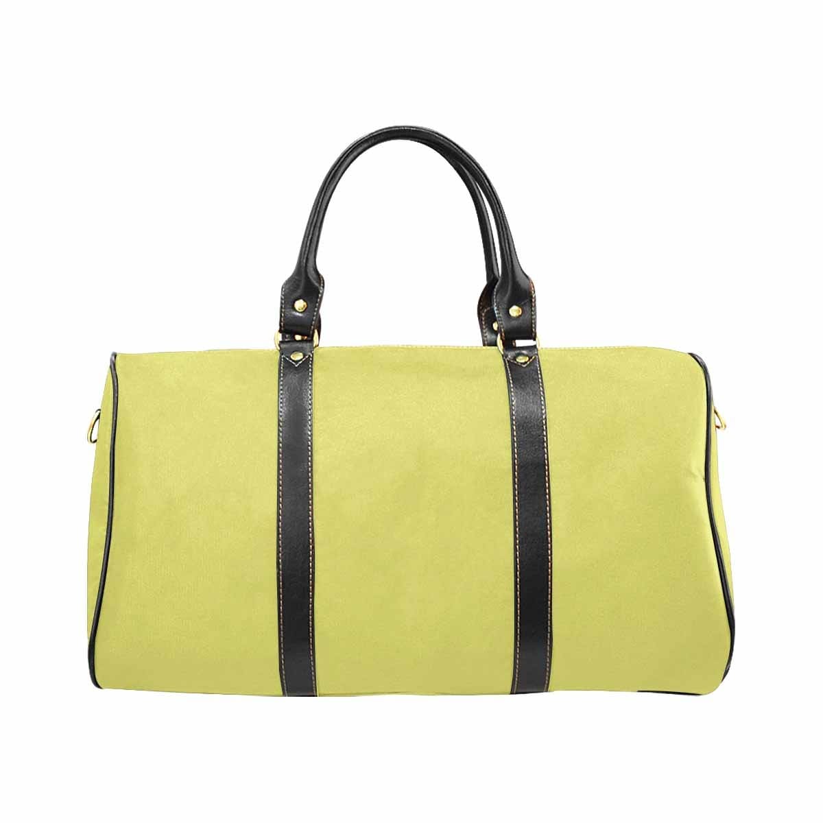 Travel Bag Leather Carry On Large Luggage Bag Honeysuckle Yellow - Bags | Travel