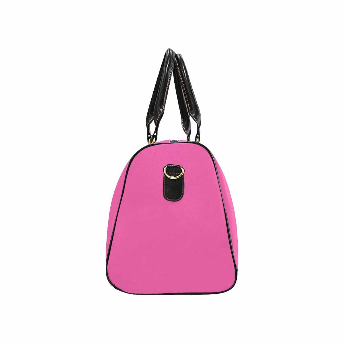 Travel Bag Leather Carry On Large Luggage Bag Hot Pink - Bags | Travel Bags |