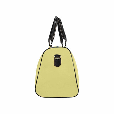 Travel Bag Leather Carry On Large Luggage Bag Khaki Yellow - Bags | Travel Bags