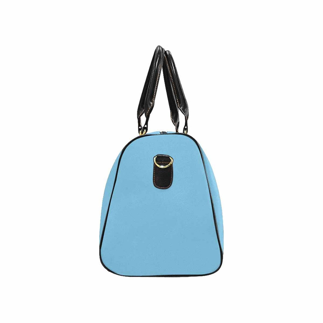 Travel Bag Leather Carry on Large Luggage Bag Light Blue - Bags | Travel Bags