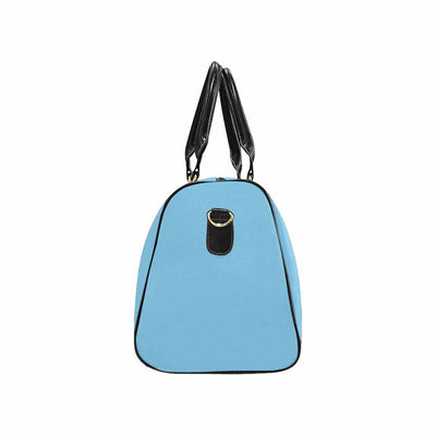Travel Bag Leather Carry On Large Luggage Bag Light Blue - Bags | Travel Bags |