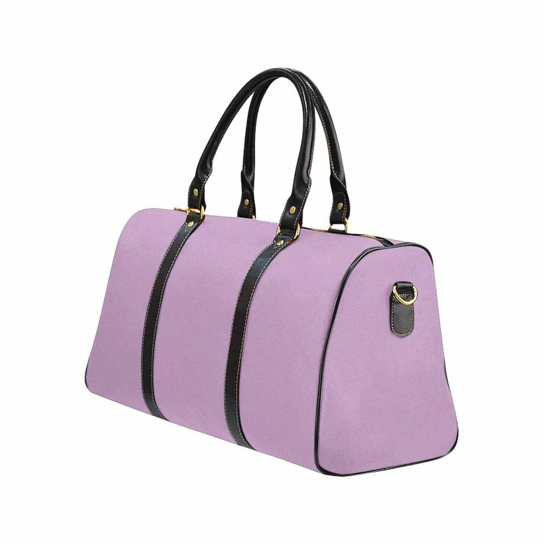 Travel Bag Leather Carry on Large Luggage Bag Lilac Purple - Bags | Travel Bags