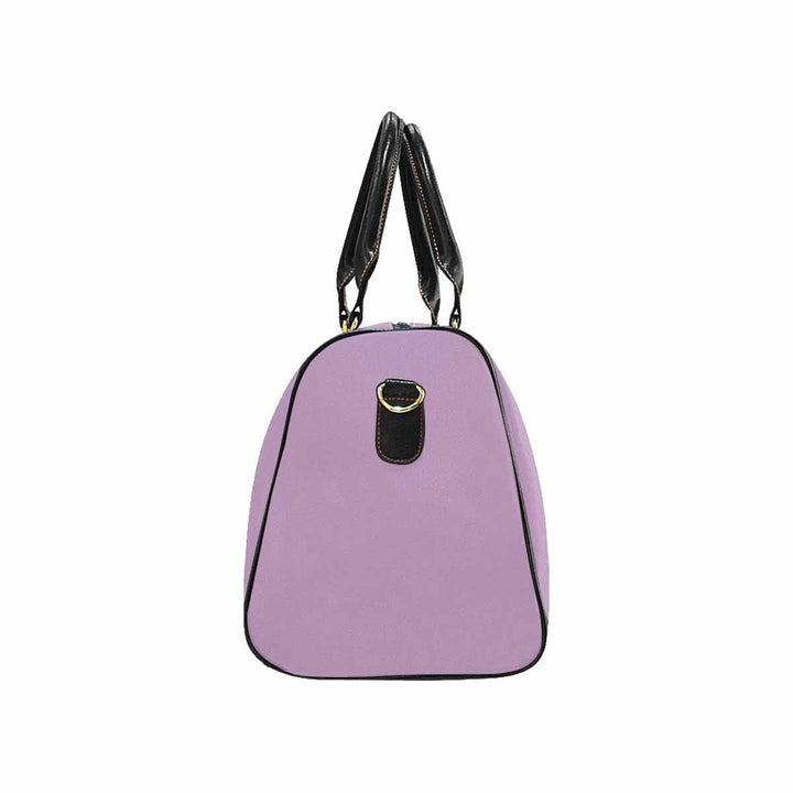 Travel Bag Leather Carry on Large Luggage Bag Lilac Purple - Bags | Travel Bags