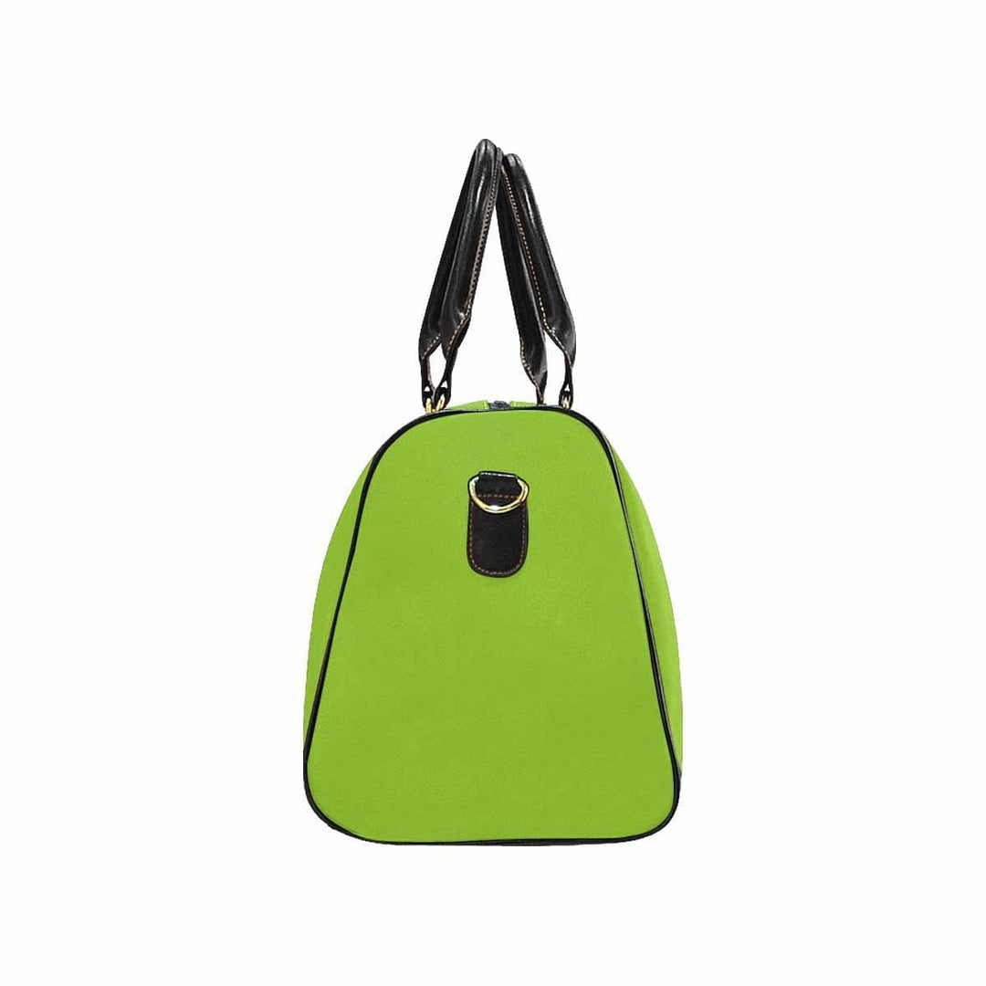 Travel Bag Leather Carry on Large Luggage Bag Yellow Green - Bags | Travel Bags