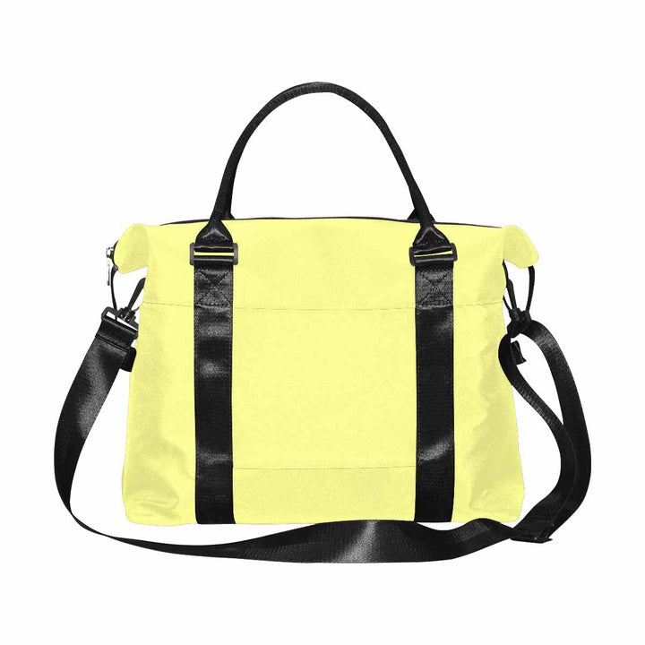 Travel Bag Pastel Yellow Canvas Carry - Bags | Travel Bags | Canvas Carry