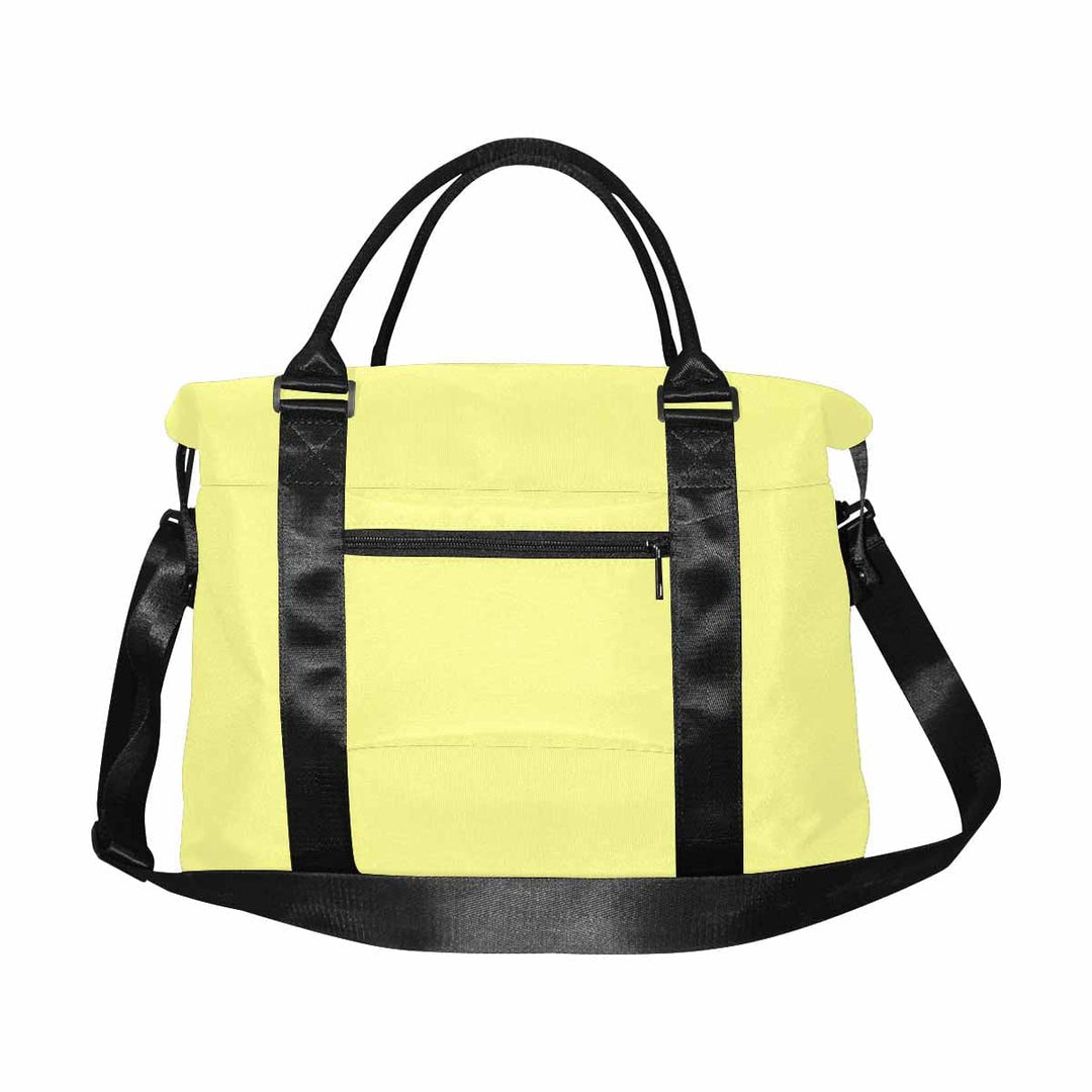 Travel Bag Pastel Yellow Canvas Carry - Bags | Travel Bags | Canvas Carry