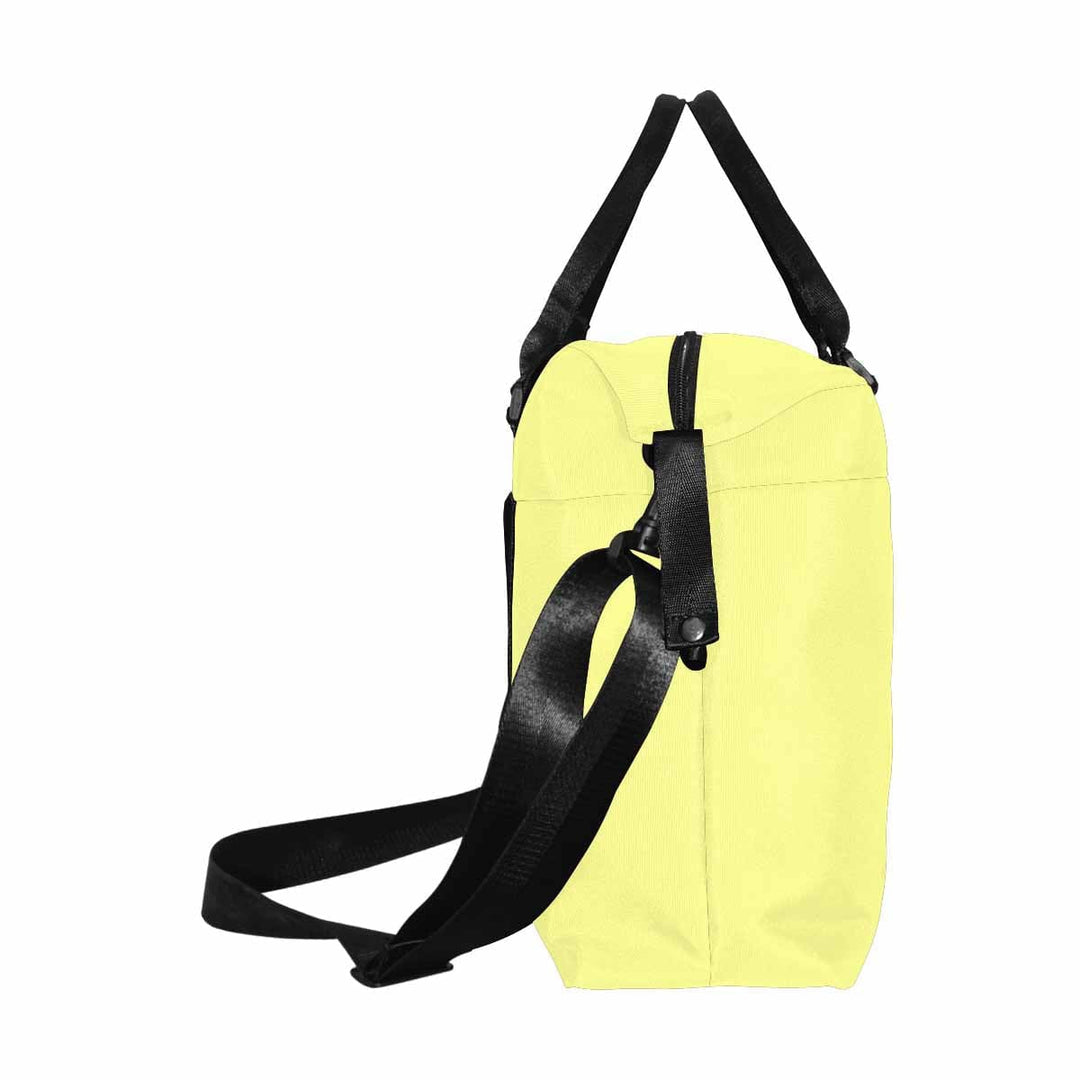 Travel Bag Pastel Yellow Canvas Carry - Bags | Travel Bags | Canvas Carry