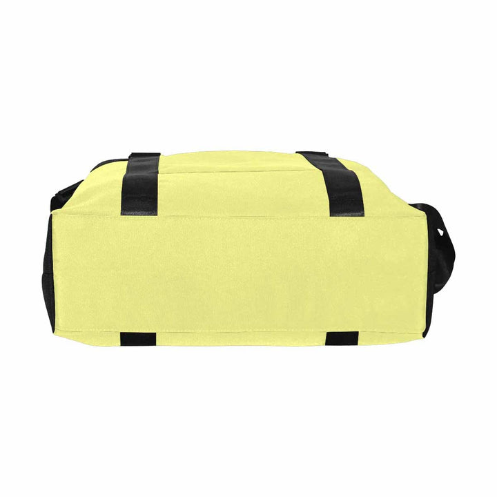 Travel Bag Pastel Yellow Canvas Carry - Bags | Travel Bags | Canvas Carry