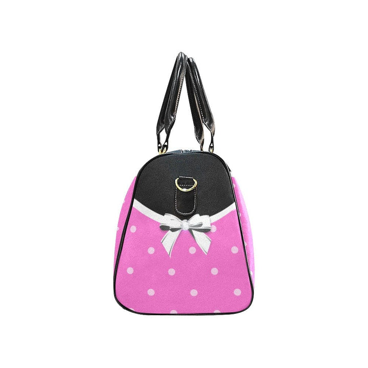 Travel Bag Pink & Black Bow Double Handle Carry-bag - Bags | Travel Bags