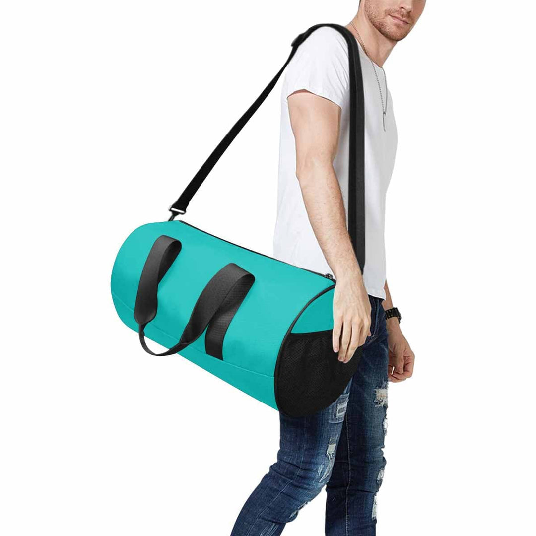 Travel Duffel Bag - Greenish Blue - Carry - Bags | Duffel Bags