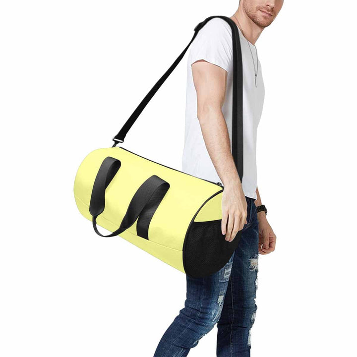 Travel Duffel Bag - Pastel Yellow - Carry - Bags/Travel Bags/Large Duffel Bags