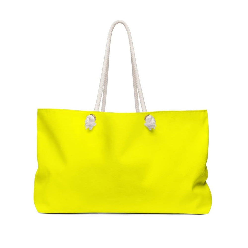 Weekender Tote Bag Bright Yellow - Bags | Tote Bags | Weekender