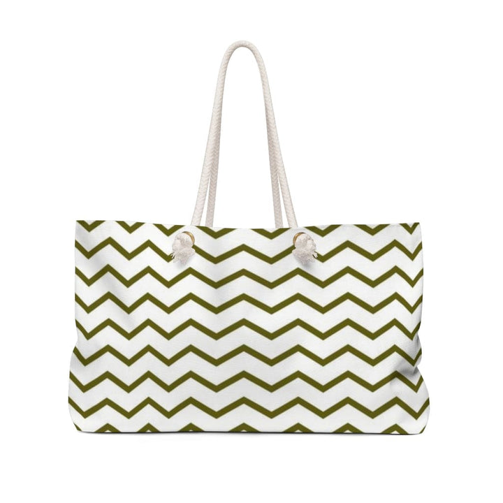 Weekender Tote Bag Chevron Stripes - Bags | Tote Bags | Weekender