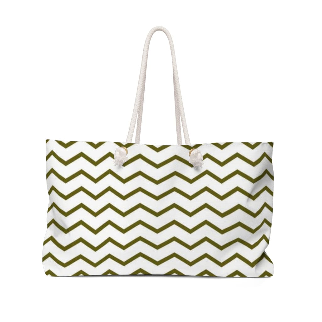 Weekender Tote Bag Chevron Stripes - Bags | Tote Bags | Weekender