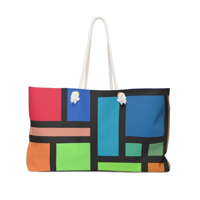 Weekender Tote Bag Colorblock - Bags | Tote Bags | Weekender