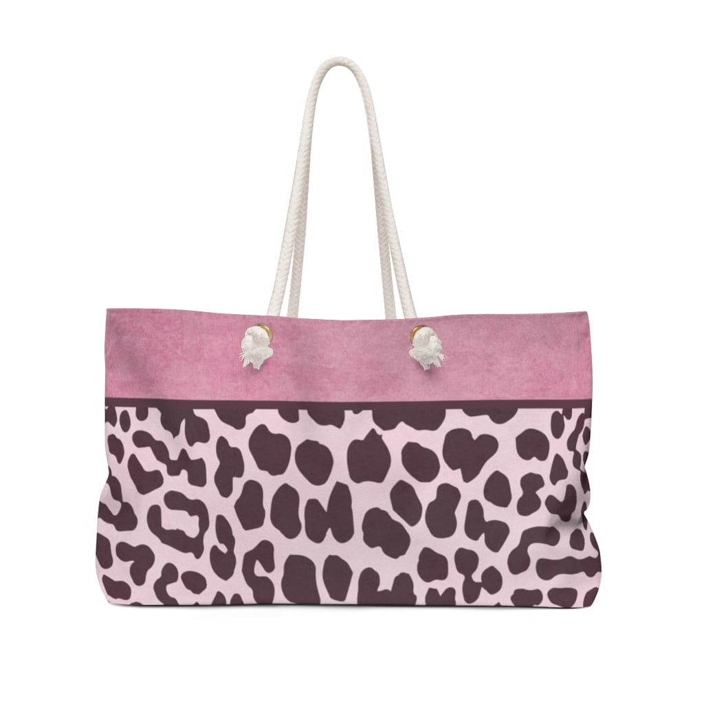 Weekender Tote Bag Purple Animal Print - Bags | Tote Bags | Weekender
