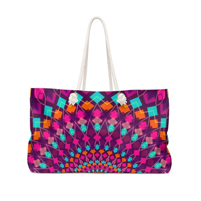 Weekender Tote Bag Purple Kaleidoscope - Bags | Tote Bags | Weekender