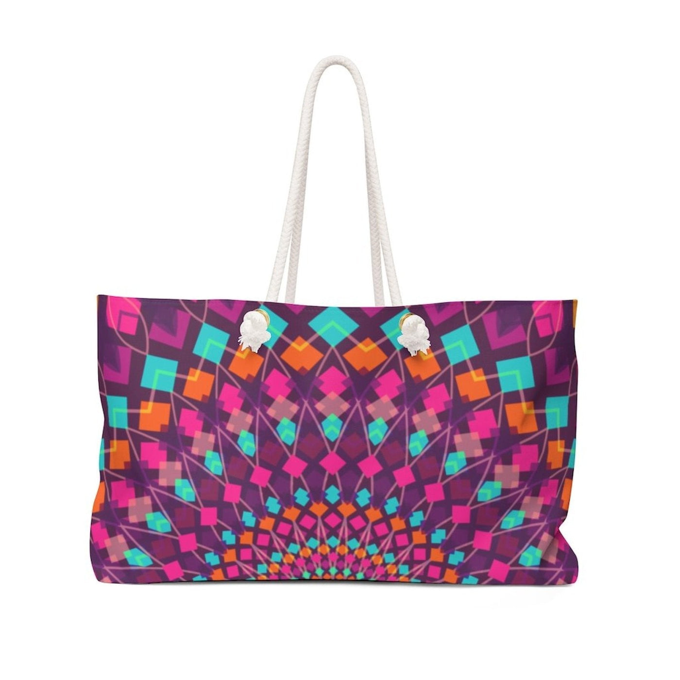 Weekender Tote Bag Purple Kaleidoscope - Bags | Tote Bags | Weekender