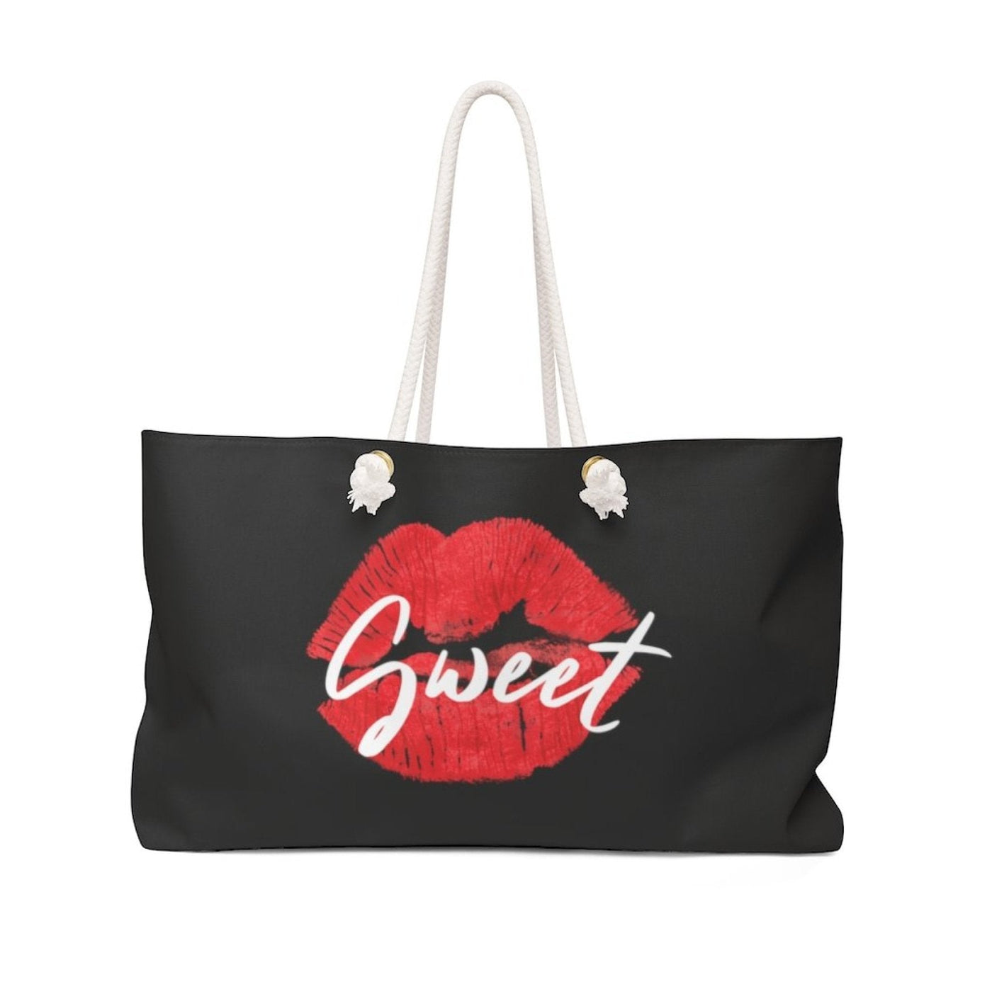 Weekender Tote Bag Red Sweet Lips Kiss - Bags | Tote Bags | Weekender