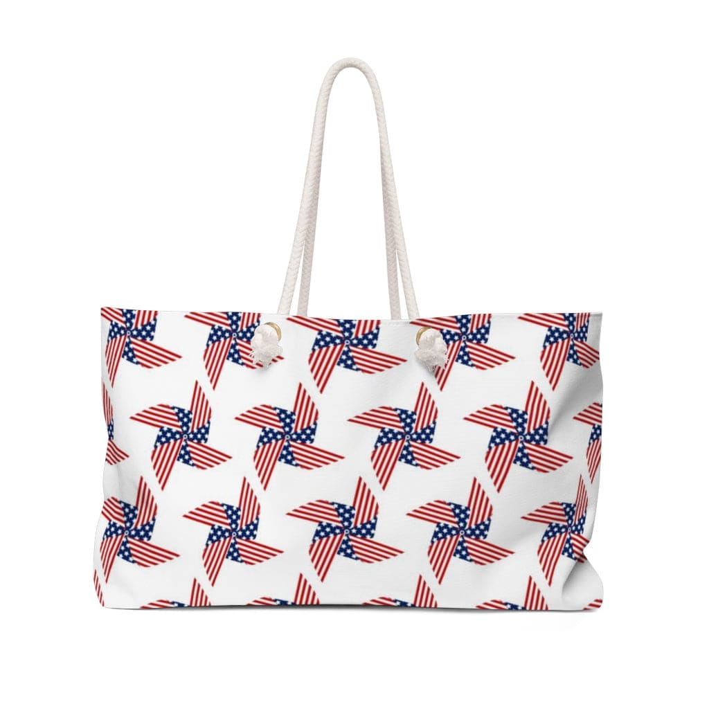 Weekender Tote Bag / Red White Blue - Bags | Tote Bags | Weekender