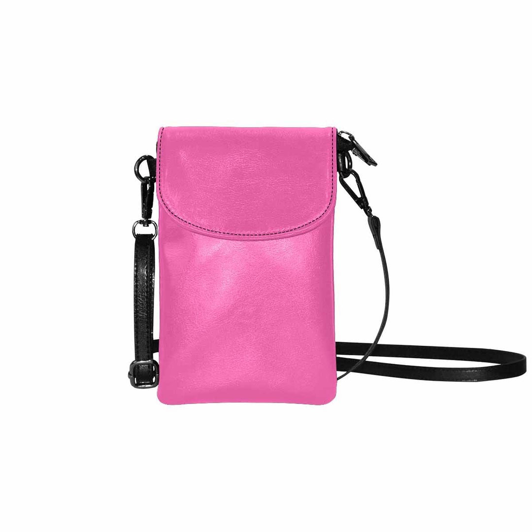 Womens Cell Phone Crossbody Purse Vibrant Pink Lavender - Bags | Crossbody Bags