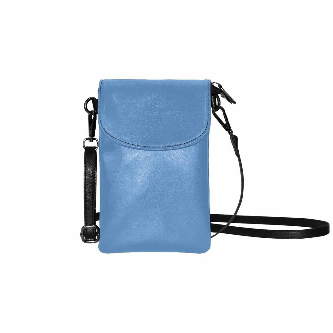 Womens Cell Phone Purse Blue Gray - Bags | Crossbody Bags