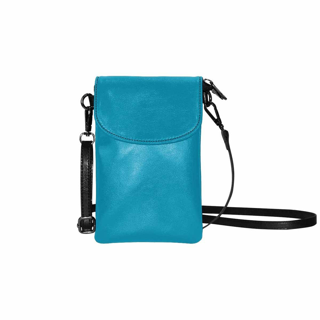 Womens Cell Phone Purse Blue Green - Bags | Crossbody Bags