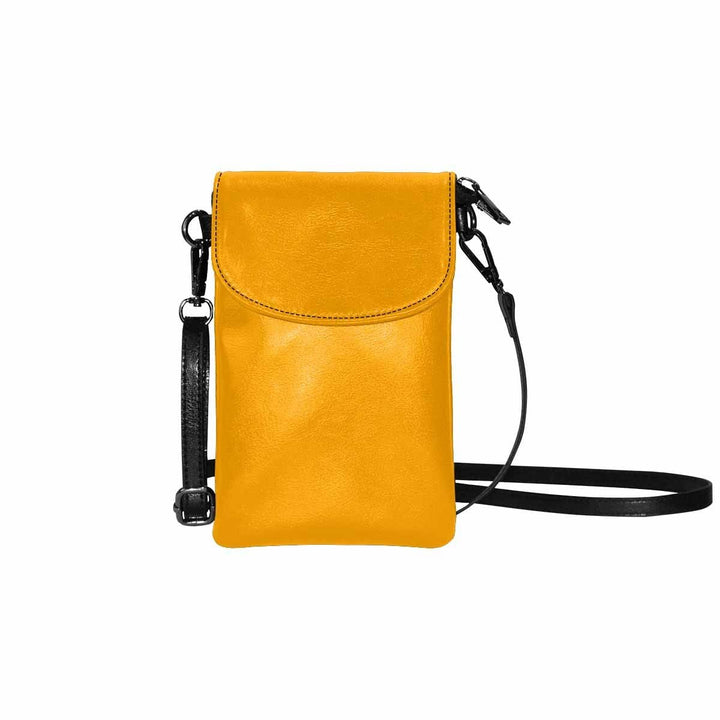 Womens Cell Phone Purse - Bright Orange - Bags/Crossbody Bags