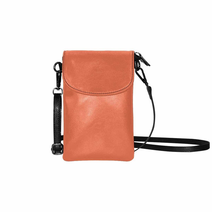 Womens Cell Phone Purse Burnt Sienna Red - Bags | Crossbody Bags