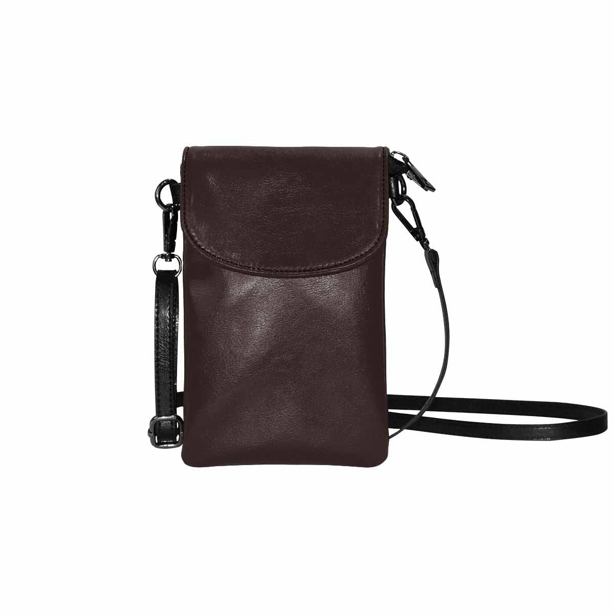Womens Cell Phone Purse Carafe Brown - Bags | Wallets | Phone Cases