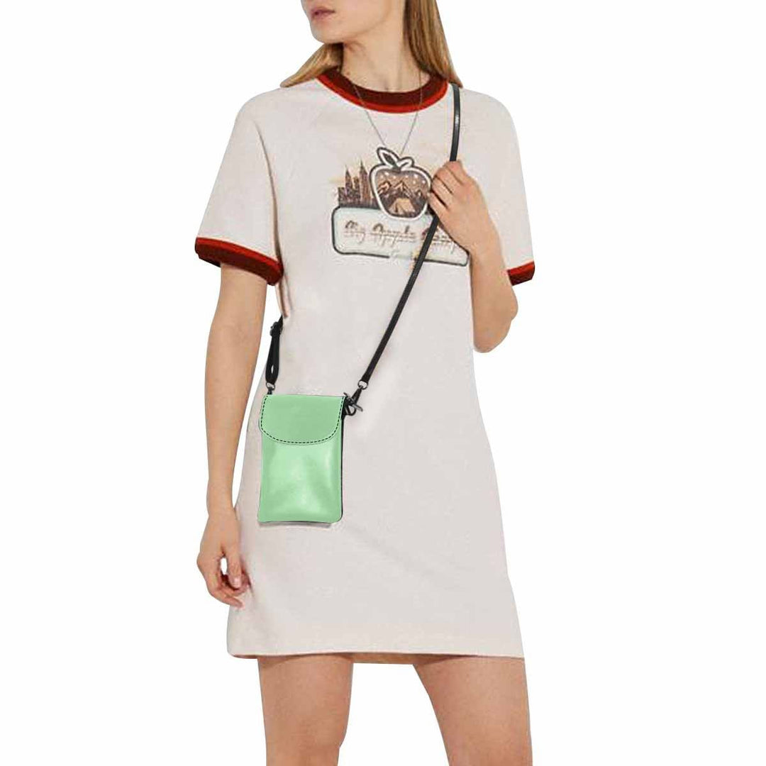 Womens Cell Phone Purse Celadon Green - Bags | Crossbody Bags