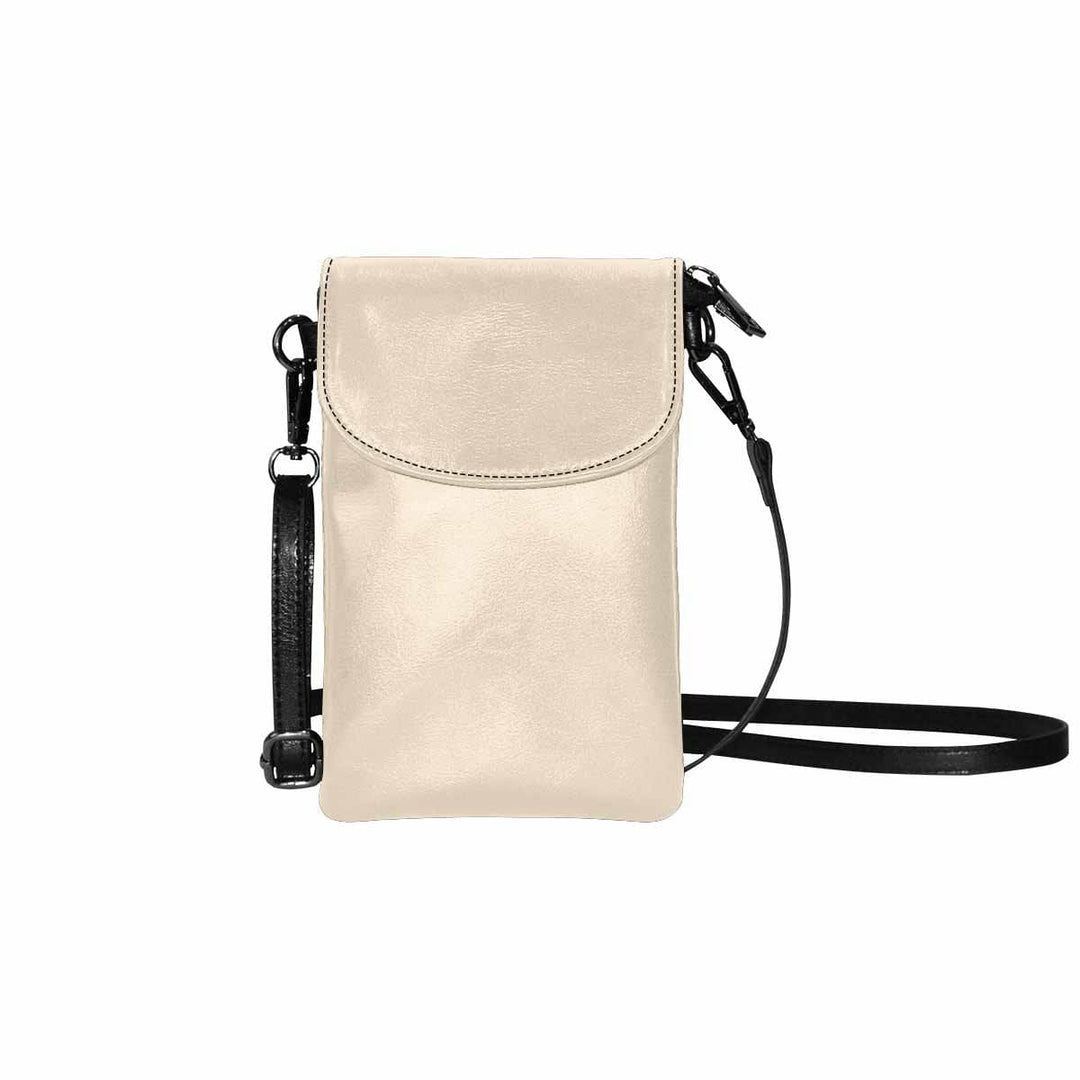 Womens Cell Phone Purse Champagne Beige - Bags | Crossbody Bags