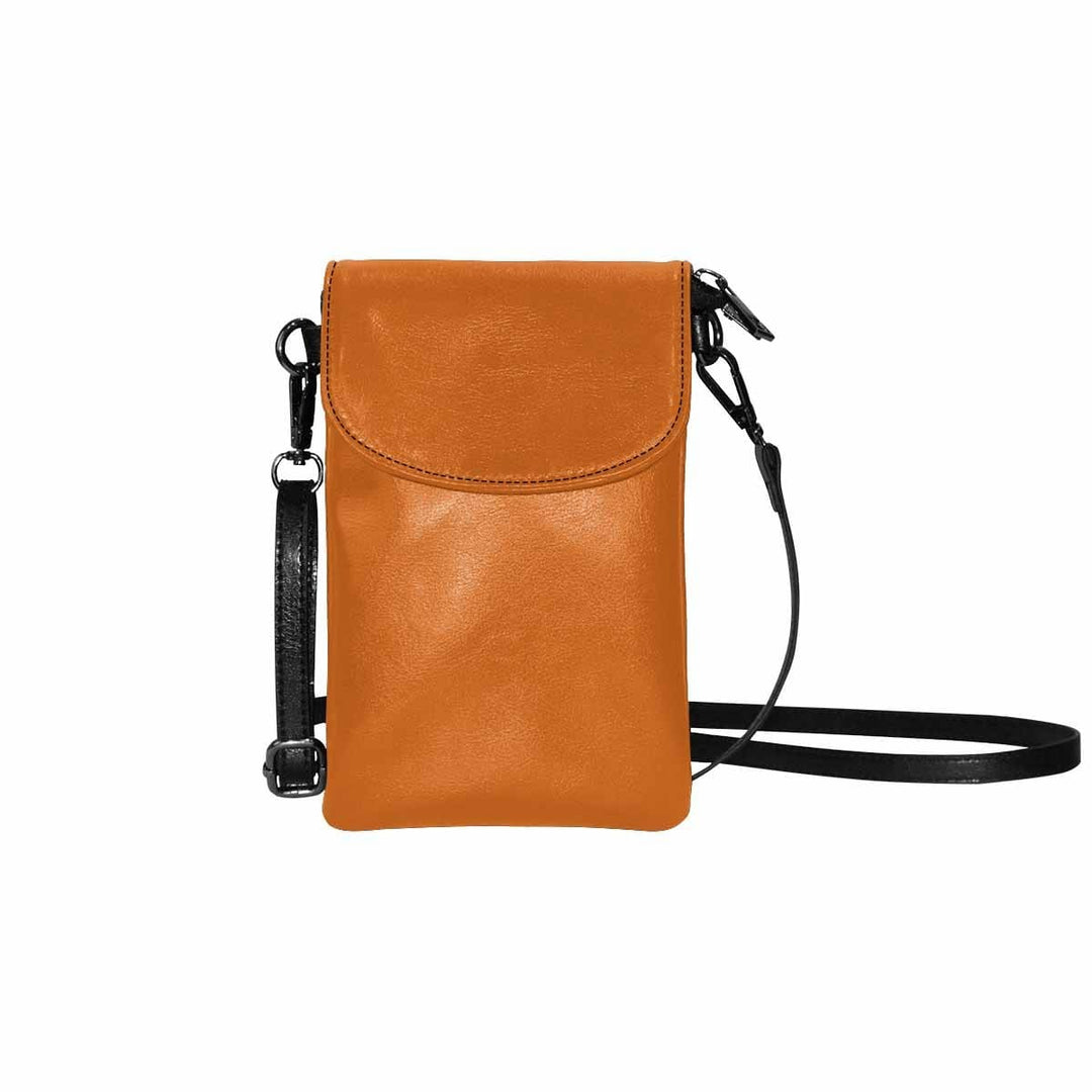 Womens Cell Phone Purse Cinnamon Brown - Bags | Crossbody Bags