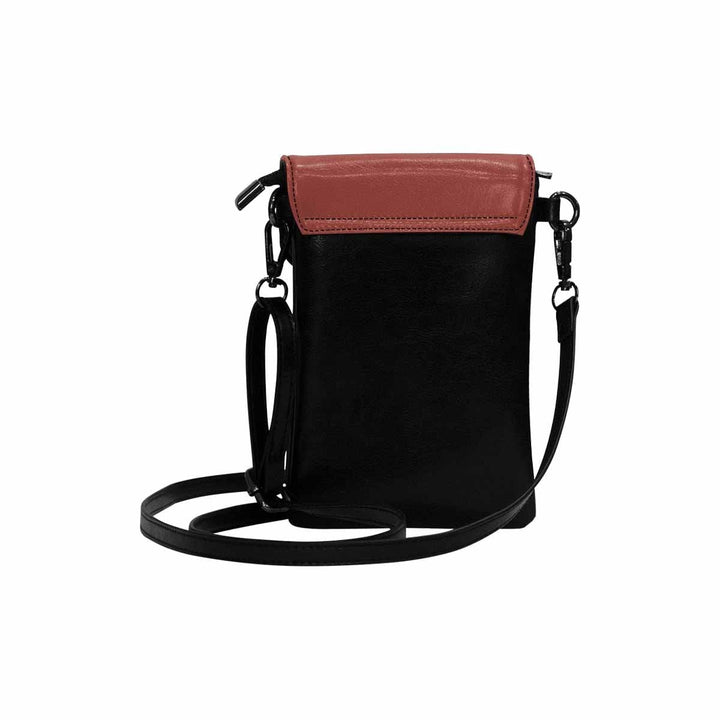 Womens Cell Phone Purse Cognac Red - Bags | Crossbody Bags