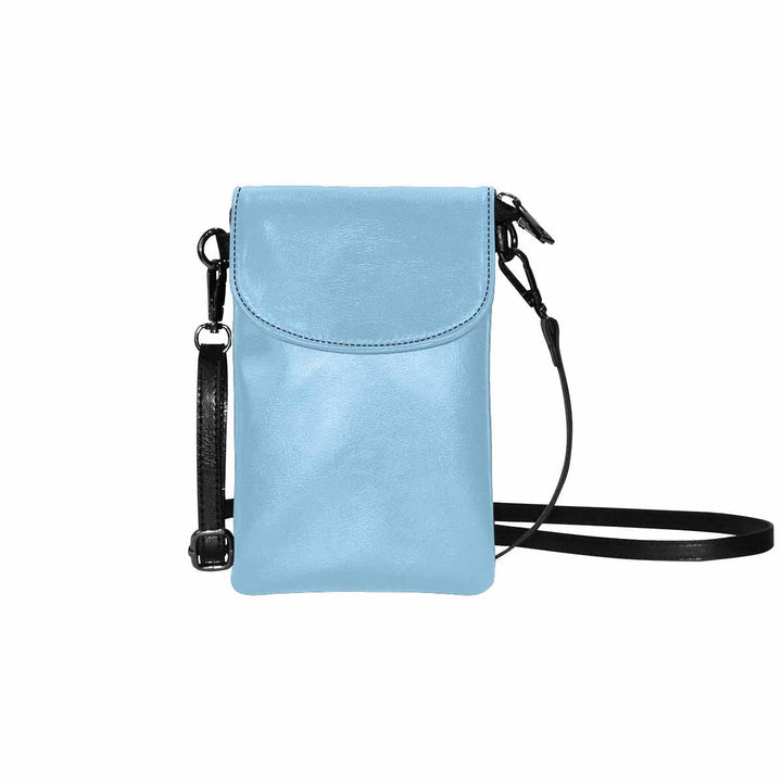 Womens Cell Phone Purse - Cornflower Blue - Bags/Crossbody Bags