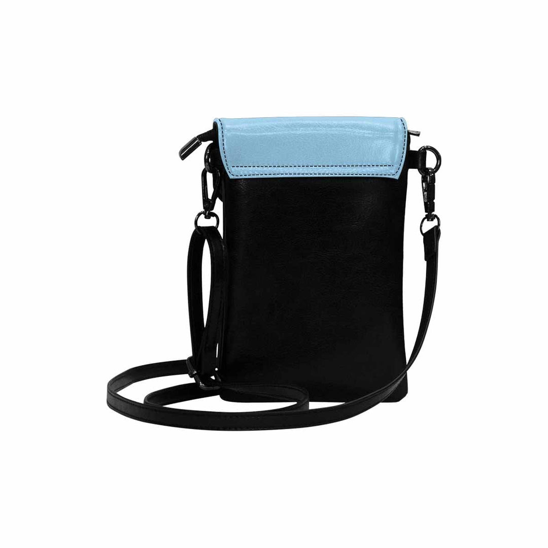 Womens Cell Phone Purse - Cornflower Blue - Bags/Crossbody Bags