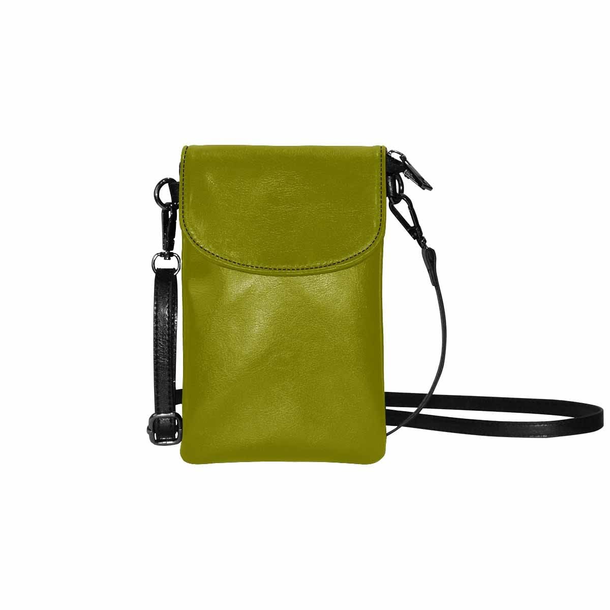 Womens Cell Phone Purse Dark Olive Green - Bags | Wallets | Phone Cases